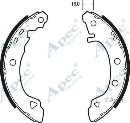 APEC BRAKING Jarrukenkäsarja SHU491